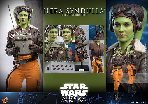 Star Wars - Ahsoka: Hera Syndulla, 1/6 Figur von Hot Toys