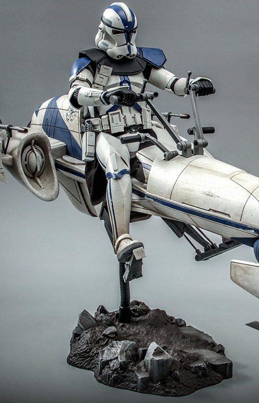 Star Wars - The Clone Wars: Commander Appo und BARC Speeder, 1/6 Figur von Hot Toys