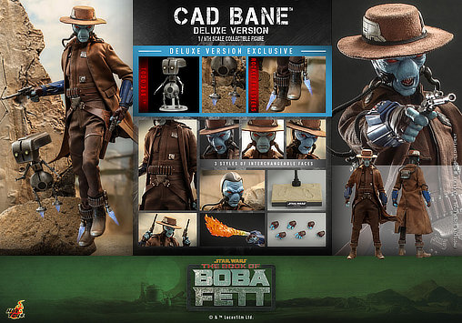 Star Wars - The Book of Boba Fett: Cad Bane - Deluxe, 1/6 Figur von Hot Toys
