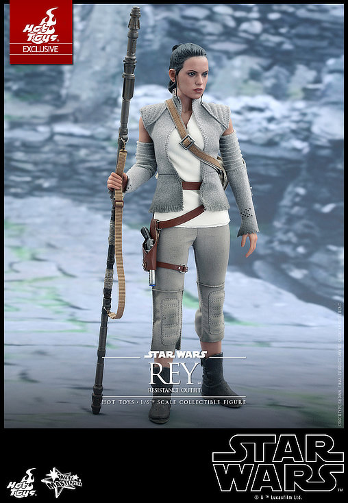 Star Wars - Episode IX - The Rise of Skywalker: Rey - Resistance Outfit, 1/6 Figur von Hot Toys
