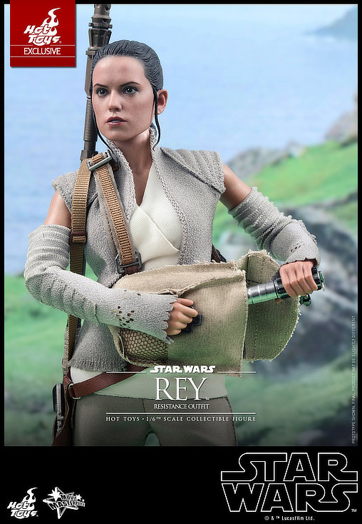Star Wars - Episode IX - The Rise of Skywalker: Rey - Resistance Outfit, 1/6 Figur von Hot Toys