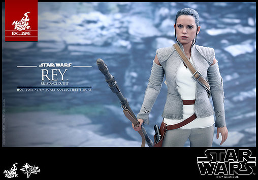 Star Wars - Episode IX - The Rise of Skywalker: Rey - Resistance Outfit, 1/6 Figur von Hot Toys