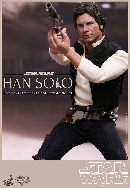 Star Wars - Episode IV - A New Hope: Han Solo, 1/6 Figur von Hot Toys