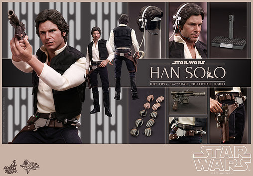Star Wars - Episode IV - A New Hope: Han Solo, 1/6 Figur von Hot Toys