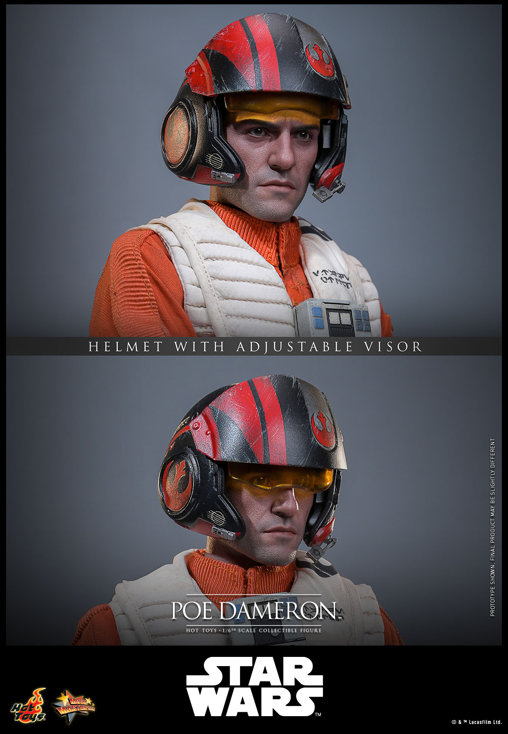 Star Wars: Poe Dameron, 1/6 Figur von Hot Toys
