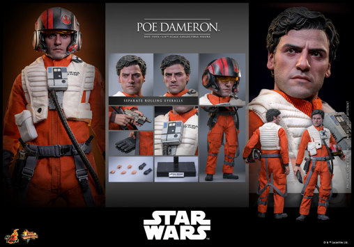 Star Wars: Poe Dameron, 1/6 Figur von Hot Toys