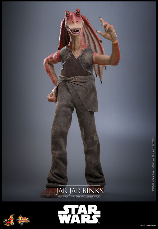 Star Wars - Episode I - The Phantom Menace: Jar Jar Binks, 1/6 Figur von Hot Toys