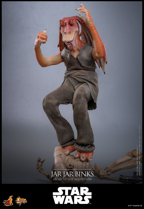 Star Wars - Episode I - The Phantom Menace: Jar Jar Binks, 1/6 Figur von Hot Toys
