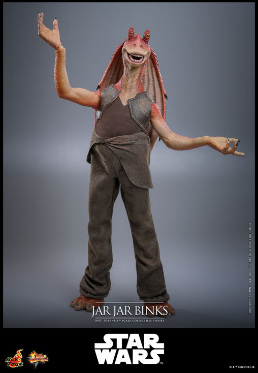 Star Wars - Episode I - The Phantom Menace: Jar Jar Binks, 1/6 Figur von Hot Toys