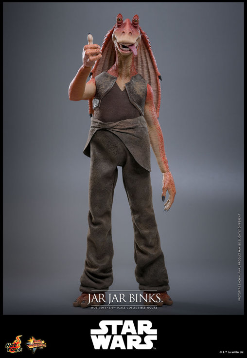 Star Wars - Episode I - The Phantom Menace: Jar Jar Binks, 1/6 Figur von Hot Toys