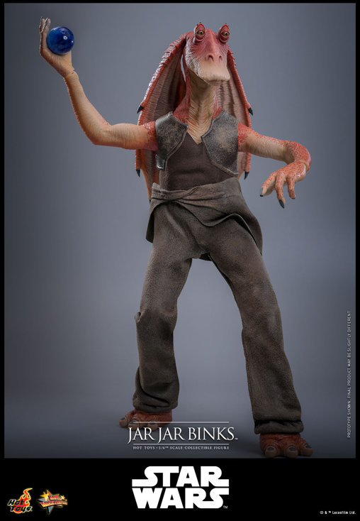 Star Wars - Episode I - The Phantom Menace: Jar Jar Binks, 1/6 Figur von Hot Toys