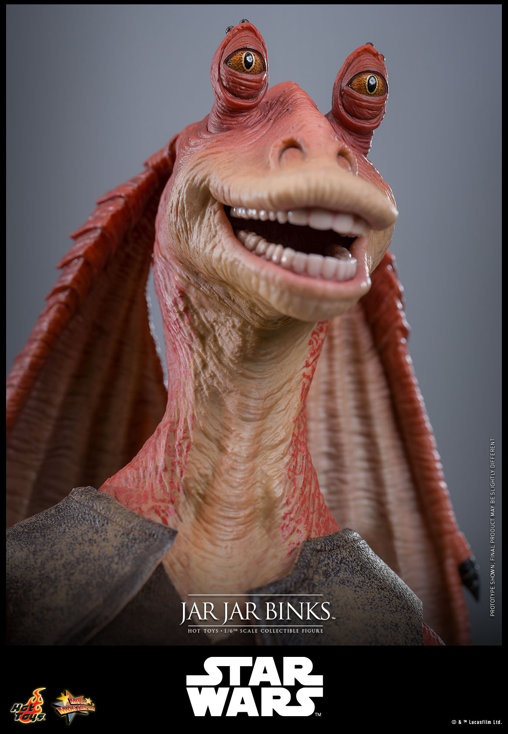 Star Wars - Episode I - The Phantom Menace: Jar Jar Binks, 1/6 Figur von Hot Toys
