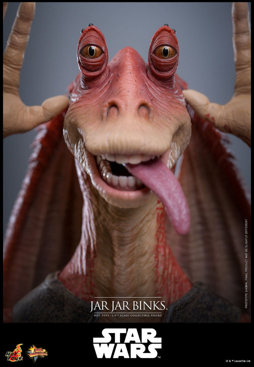 Star Wars - Episode I - The Phantom Menace: Jar Jar Binks, 1/6 Figur von Hot Toys