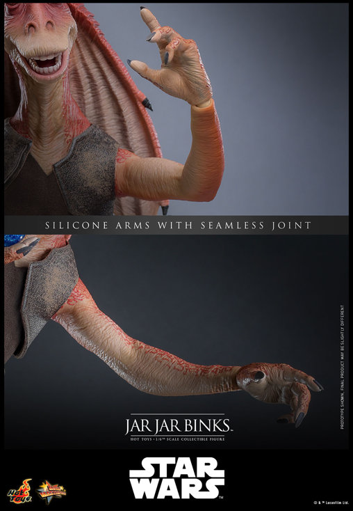 Star Wars - Episode I - The Phantom Menace: Jar Jar Binks, 1/6 Figur von Hot Toys