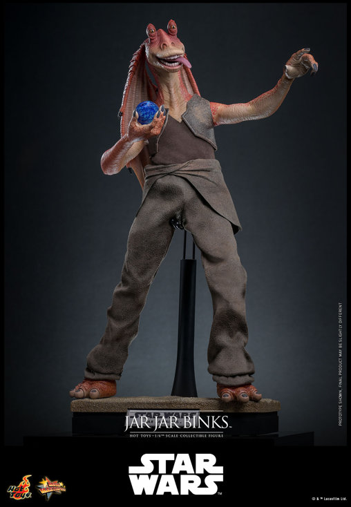 Star Wars - Episode I - The Phantom Menace: Jar Jar Binks, 1/6 Figur von Hot Toys