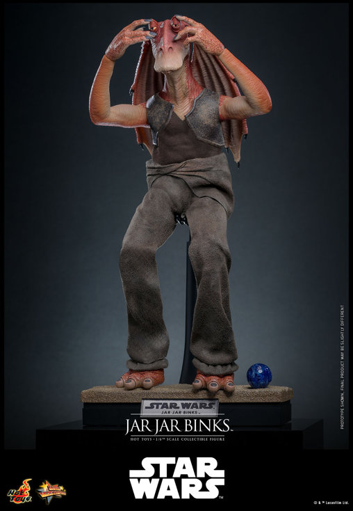 Star Wars - Episode I - The Phantom Menace: Jar Jar Binks, 1/6 Figur von Hot Toys