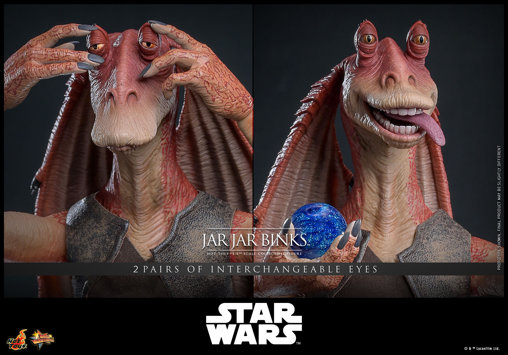 Star Wars - Episode I - The Phantom Menace: Jar Jar Binks, 1/6 Figur von Hot Toys