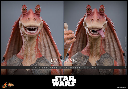 Star Wars - Episode I - The Phantom Menace: Jar Jar Binks, 1/6 Figur von Hot Toys