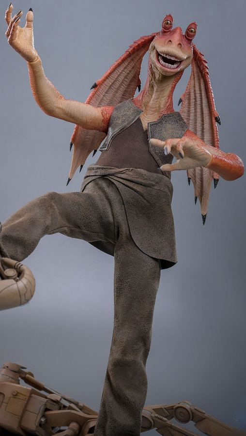 Star Wars - Episode I - The Phantom Menace: Jar Jar Binks, 1/6 Figur von Hot Toys
