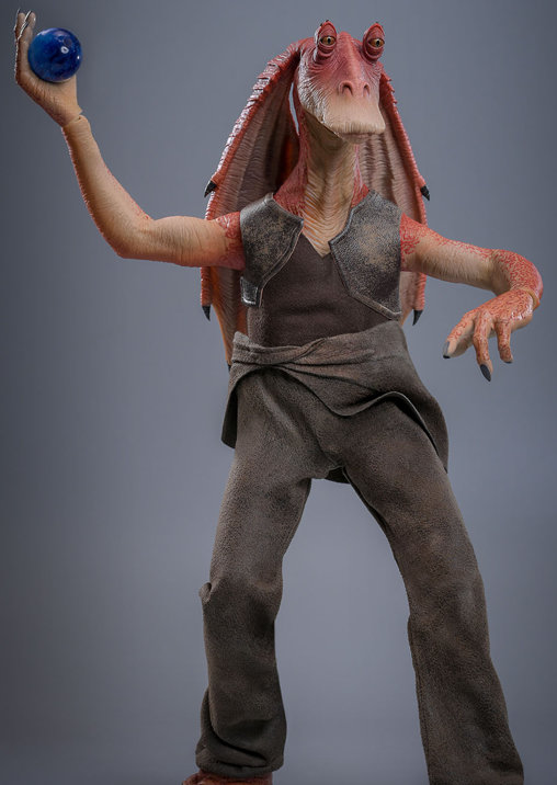 Star Wars - Episode I - The Phantom Menace: Jar Jar Binks, 1/6 Figur von Hot Toys