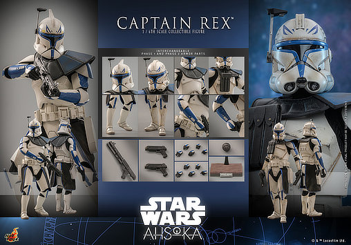 Star Wars - Ahsoka: Captain Rex, 1/6 Figur von Hot Toys