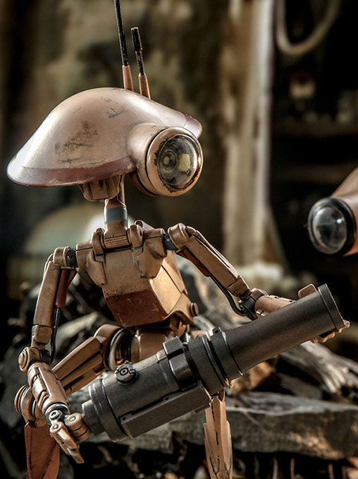 Star Wars - The Book of Boba Fett: R5-D4 and Pit Droid and BD-72, 1/6 Figur von Hot Toys