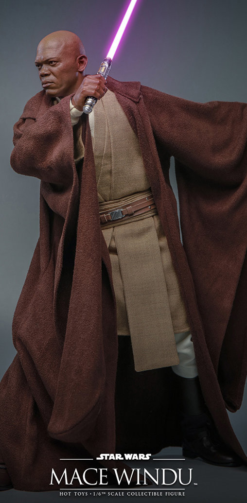 Star Wars - Episode II - Attack of the Clones: Mace Windu, 1/6 Figur von Hot Toys