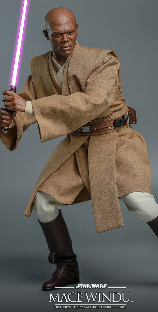 Star Wars - Episode II - Attack of the Clones: Mace Windu, 1/6 Figur von Hot Toys