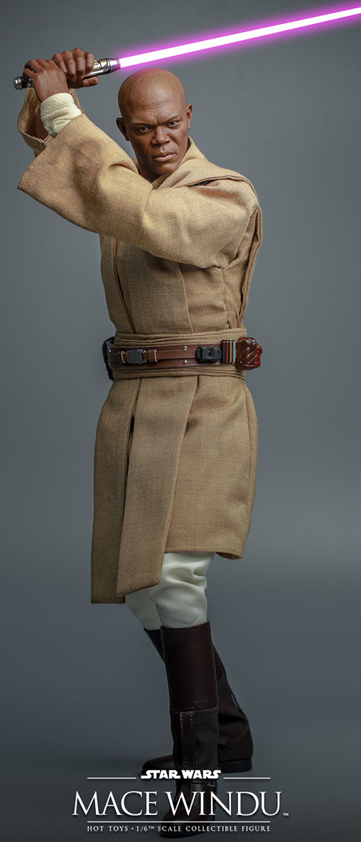 Star Wars - Episode II - Attack of the Clones: Mace Windu, 1/6 Figur von Hot Toys