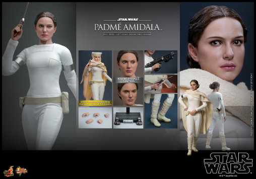 Star Wars - Episode II - Attack of the Clones: Padmé Amidala, 1/6 Figur ... https://spaceart.de/produkte/sw180-padme-amidala-figur-hot-toys.php