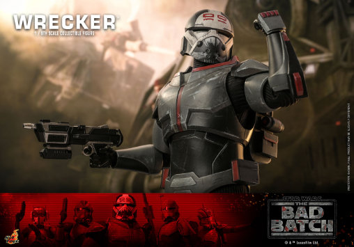 Star Wars - The Bad Batch: Wrecker, 1/6 Figur von Hot Toys