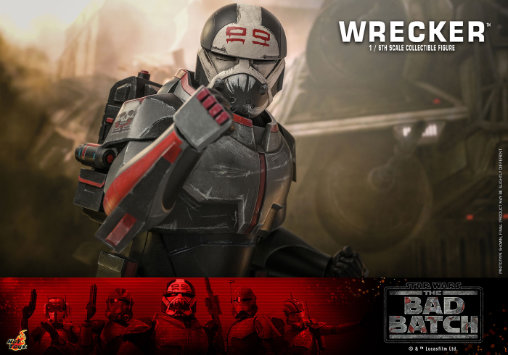 Star Wars - The Bad Batch: Wrecker, 1/6 Figur von Hot Toys