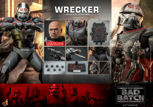 Star Wars - The Bad Batch: Wrecker, 1/6 Figur von Hot Toys