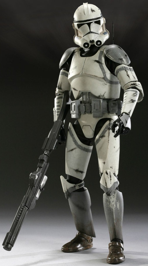 Star Wars - The Clone Wars: 41st Elite Corps Clone Trooper, 1/6 Figur von Sideshow
