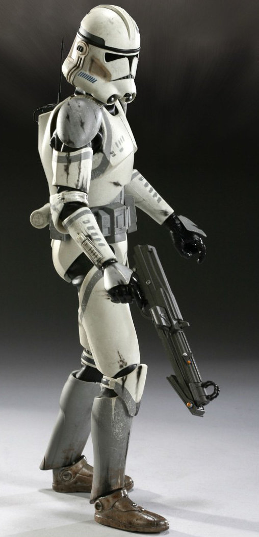 Star Wars - The Clone Wars: 41st Elite Corps Clone Trooper, 1/6 Figur von Sideshow