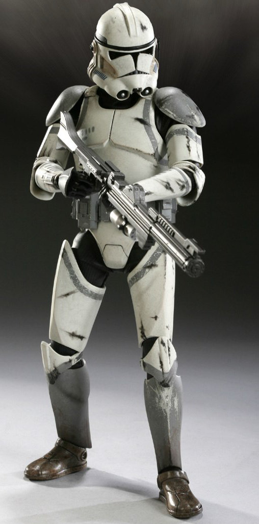 Star Wars - The Clone Wars: 41st Elite Corps Clone Trooper, 1/6 Figur von Sideshow