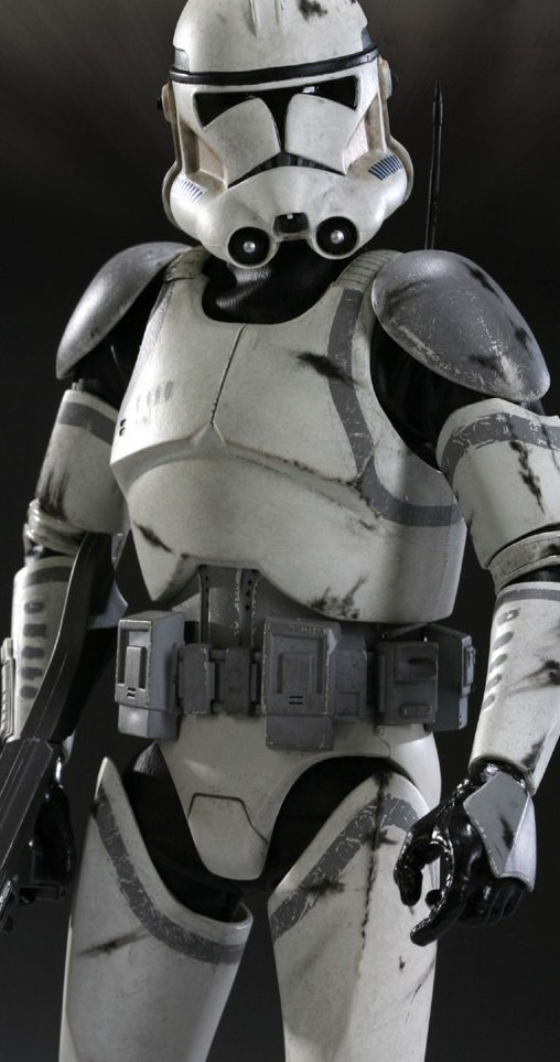Star Wars - The Clone Wars: 41st Elite Corps Clone Trooper, 1/6 Figur von Sideshow
