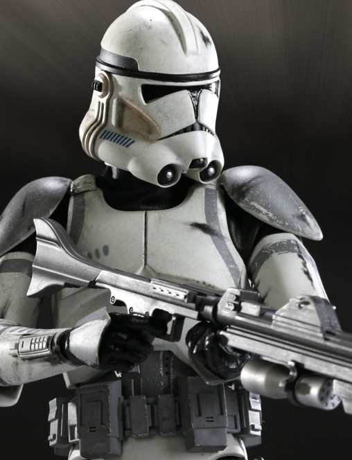 Star Wars - The Clone Wars: 41st Elite Corps Clone Trooper, 1/6 Figur von Sideshow
