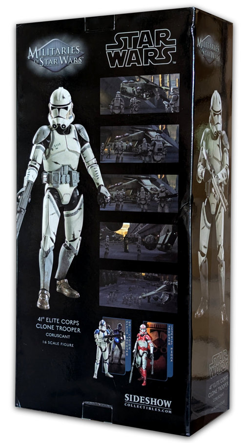 Star Wars - The Clone Wars: 41st Elite Corps Clone Trooper, 1/6 Figur von Sideshow