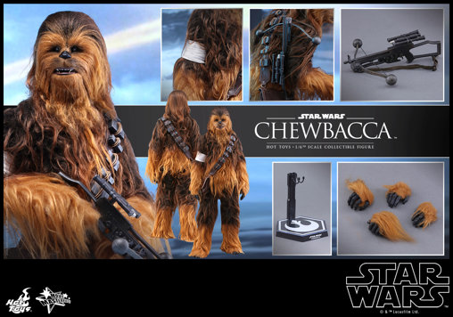 Star Wars - Episode VII - The Force Awakens: Chewbacca, 1/6 Figur von Hot Toys