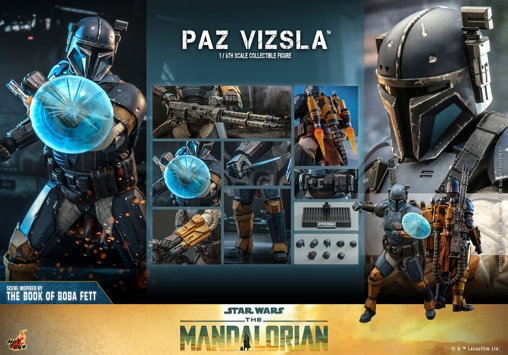 Star Wars - The Mandalorian: Paz Vizsla, 1/6 Figur von Hot Toys