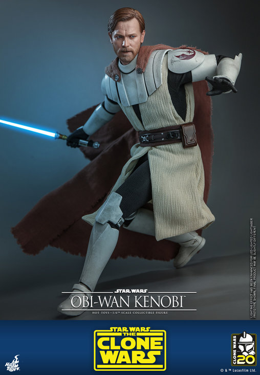 Star Wars - The Clone Wars: Obi-Wan Kenobi, 1/6 Figur von Hot Toys