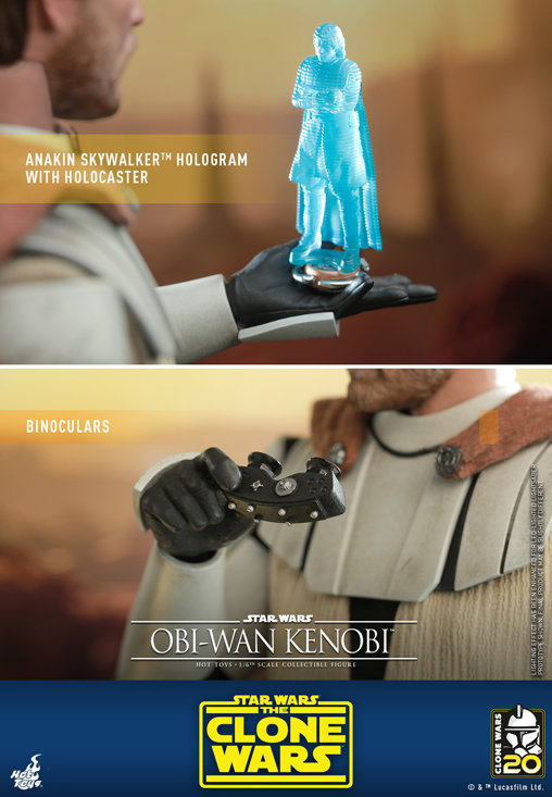 Star Wars - The Clone Wars: Obi-Wan Kenobi, 1/6 Figur von Hot Toys