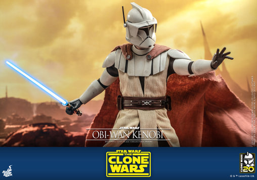 Star Wars - The Clone Wars: Obi-Wan Kenobi, 1/6 Figur von Hot Toys