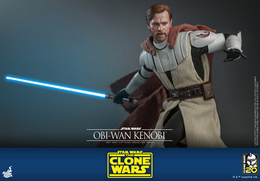 Star Wars - The Clone Wars: Obi-Wan Kenobi, 1/6 Figur von Hot Toys