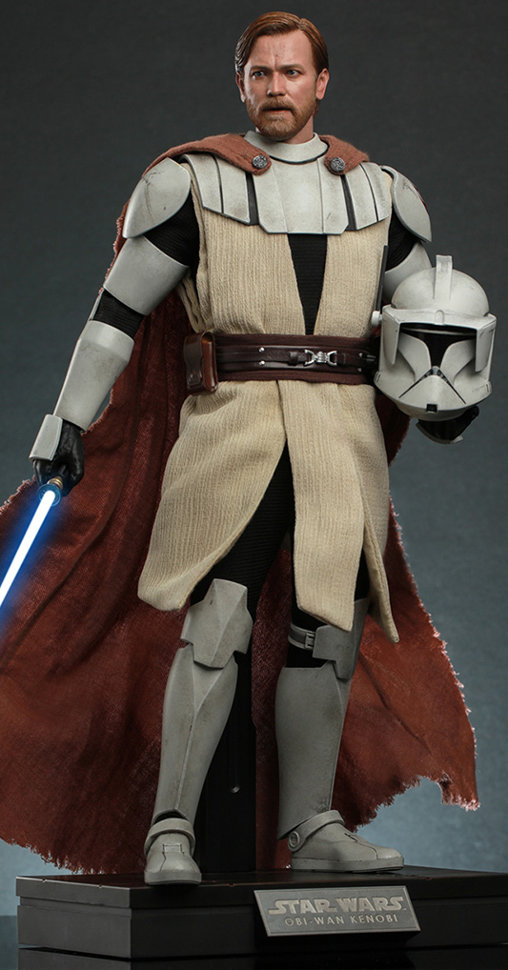 Star Wars - The Clone Wars: Obi-Wan Kenobi, 1/6 Figur von Hot Toys