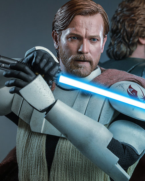 Star Wars - The Clone Wars: Obi-Wan Kenobi, 1/6 Figur von Hot Toys