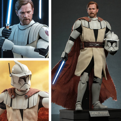 Star Wars - Ahsoka: Obi-Wan Kenobi - Clone Wars, 1/6 Figur