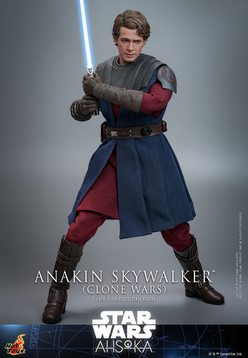 Star Wars - Ahsoka: Anakin Skywalker - Clone Wars, 1/6 Figur von Hot Toys