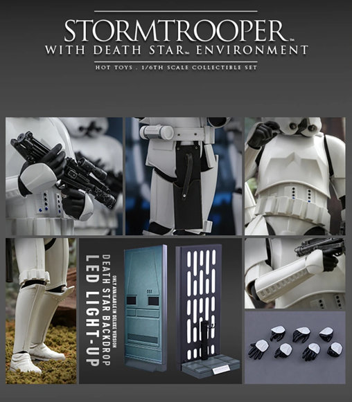 Star Wars: Stormtrooper - Death Star Environment, 1/6 Figur von Hot Toys